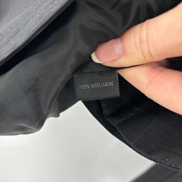 LAFAYETTE 148 Black White Pinstripe Button Up Blazer Jacket Size 14 - Picture 5 of 5